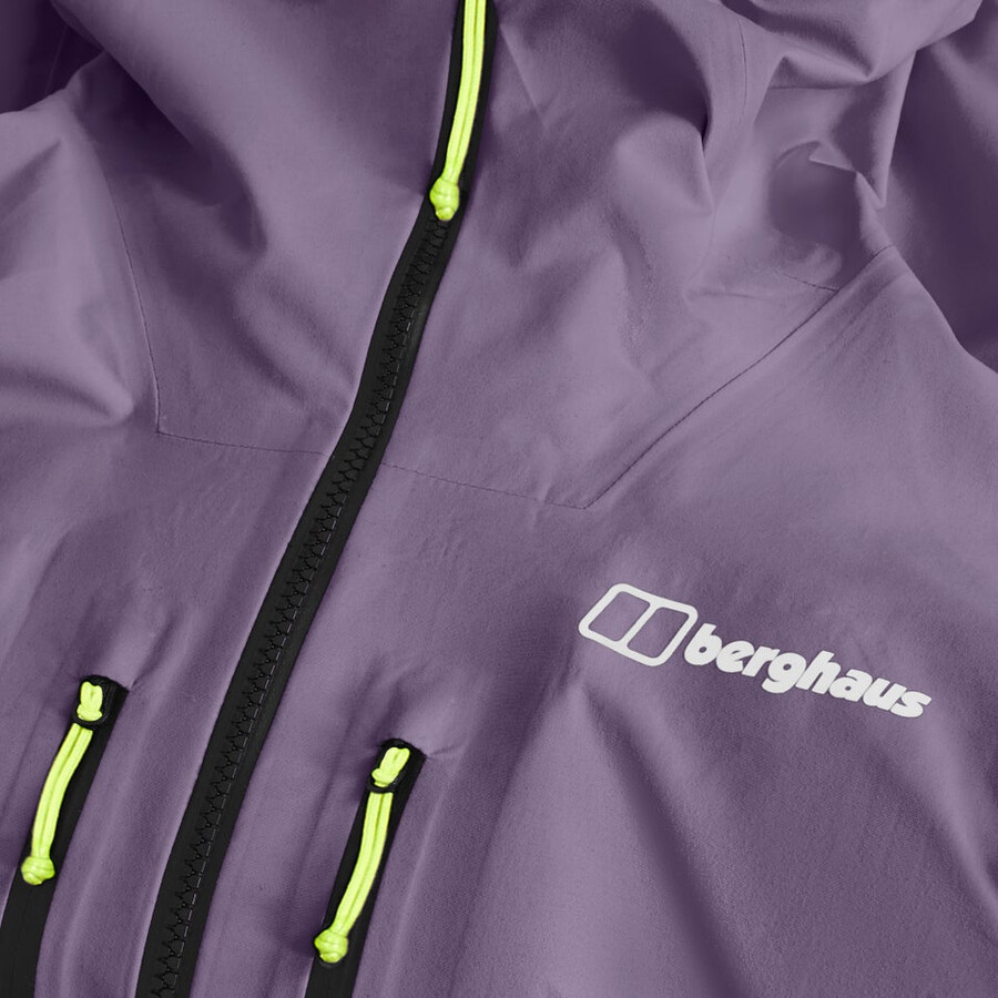frauen extrem vanguard gore-tex-jacke - lila berghaus