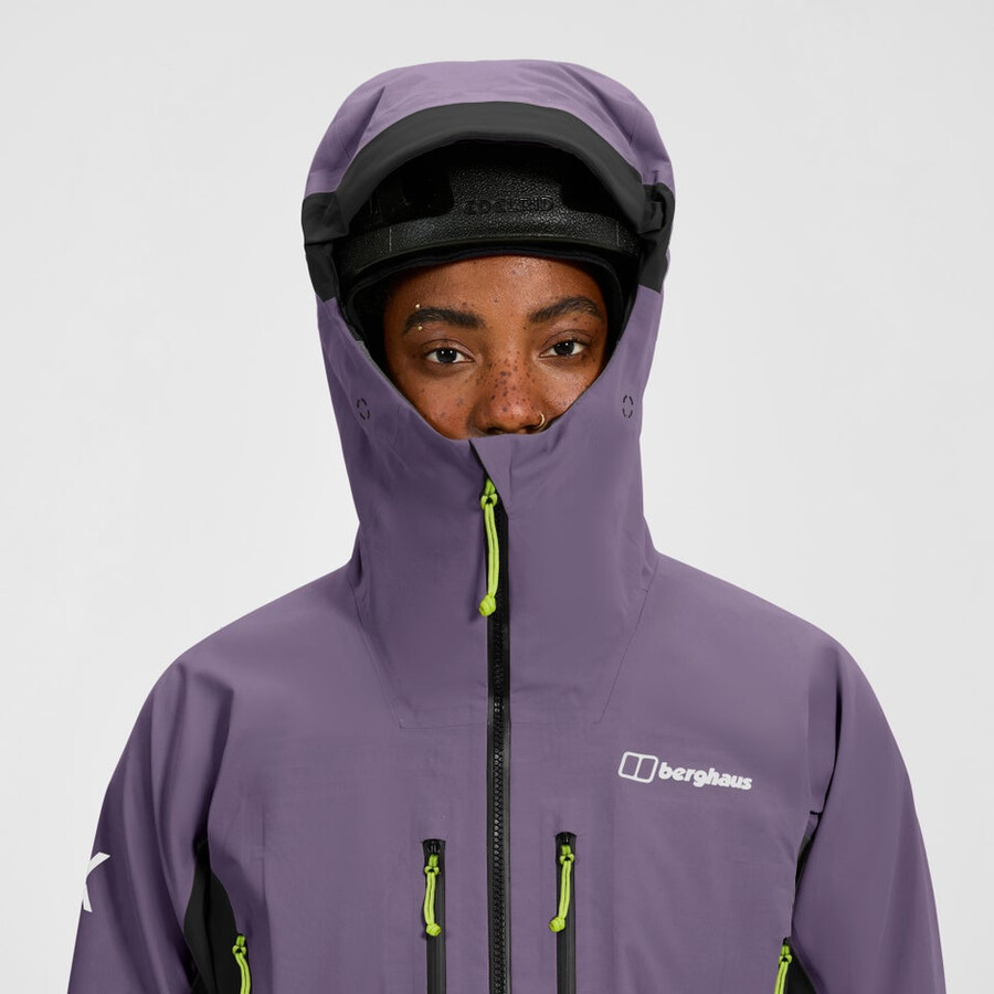 frauen extrem vanguard gore-tex-jacke - lila berghaus