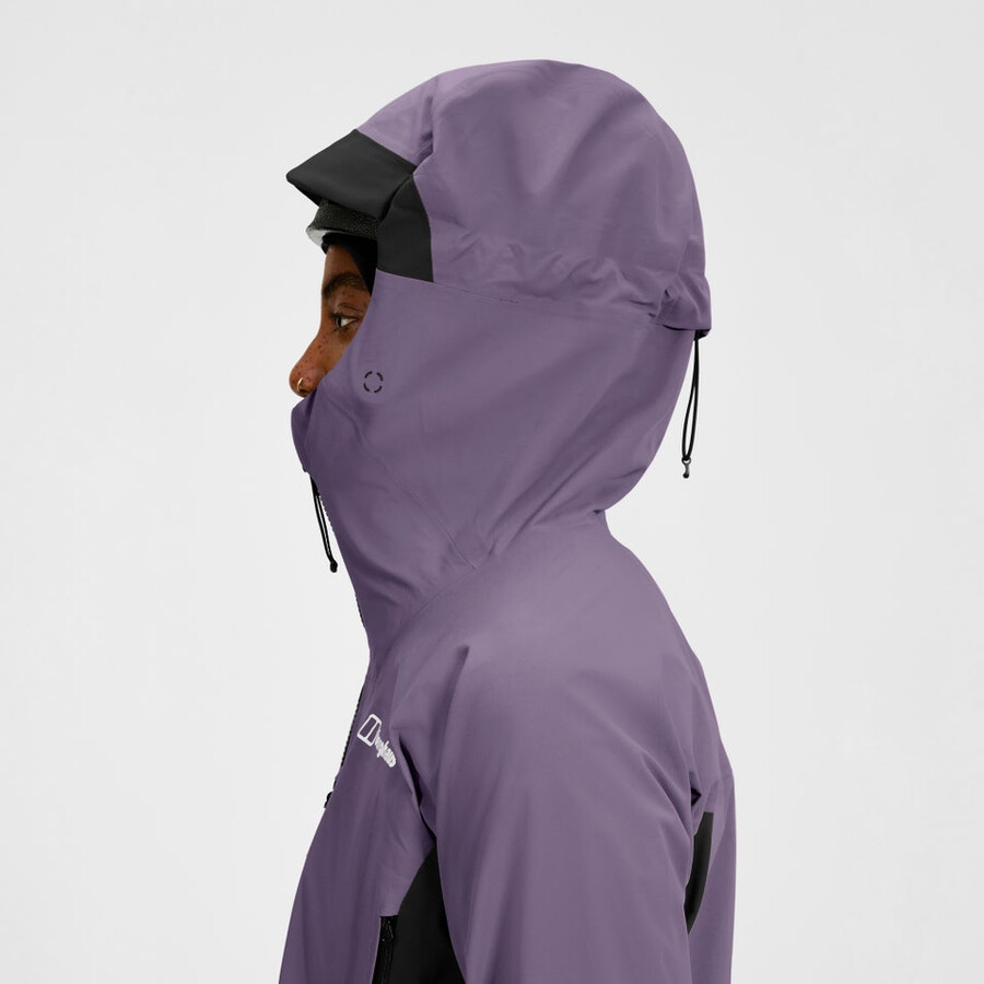 frauen extrem vanguard gore-tex-jacke - lila berghaus
