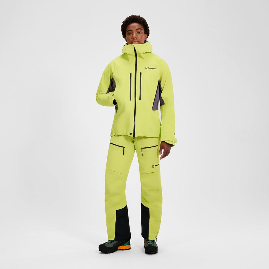 frauen extrem vanguard gore-tex jacke - gelblila berghaus