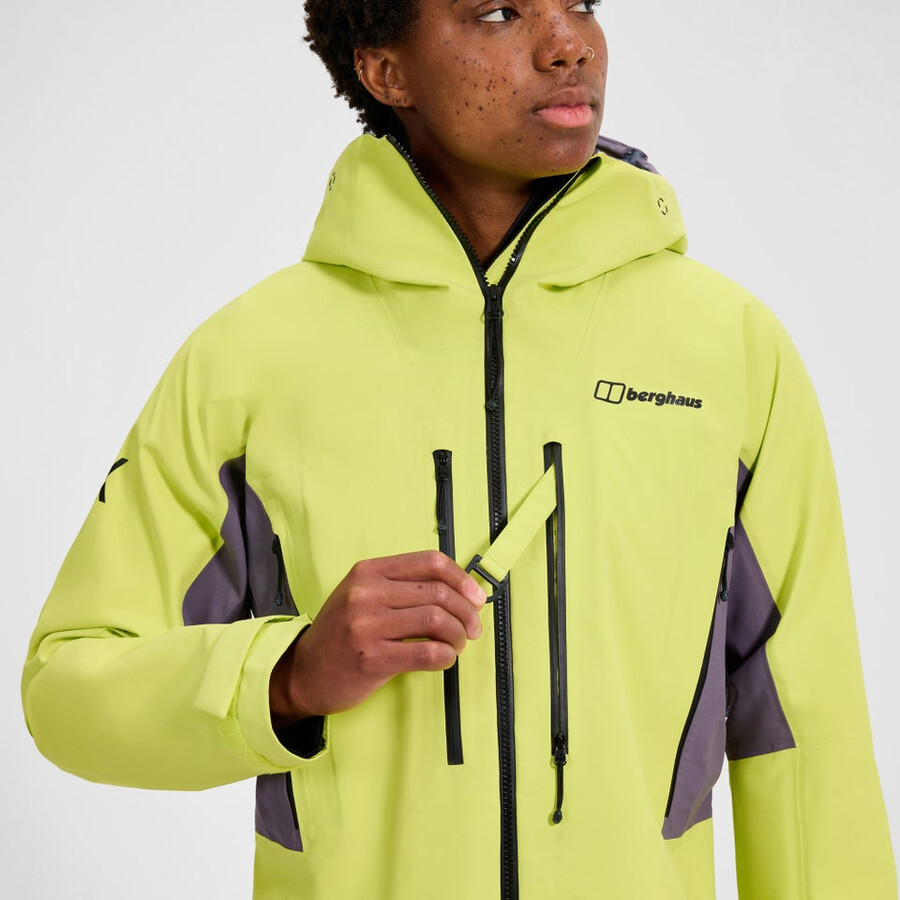 frauen extrem vanguard gore-tex jacke - gelblila berghaus