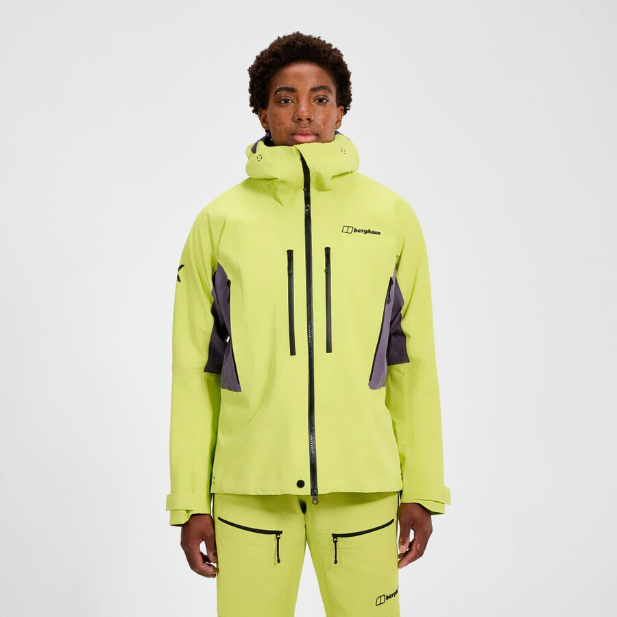 frauen extrem vanguard gore-tex jacke - gelblila berghaus