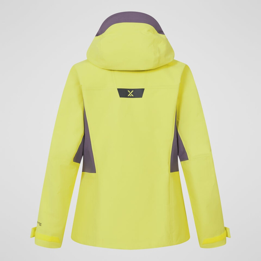 frauen extrem vanguard gore-tex jacke - gelblila berghaus