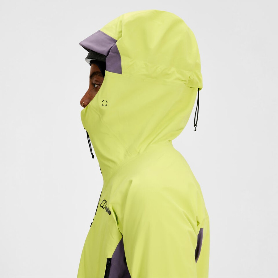 frauen extrem vanguard gore-tex jacke - gelblila berghaus