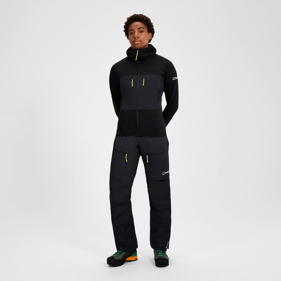 frauen extrem vanguard gore-tex-pant - black die berghaus