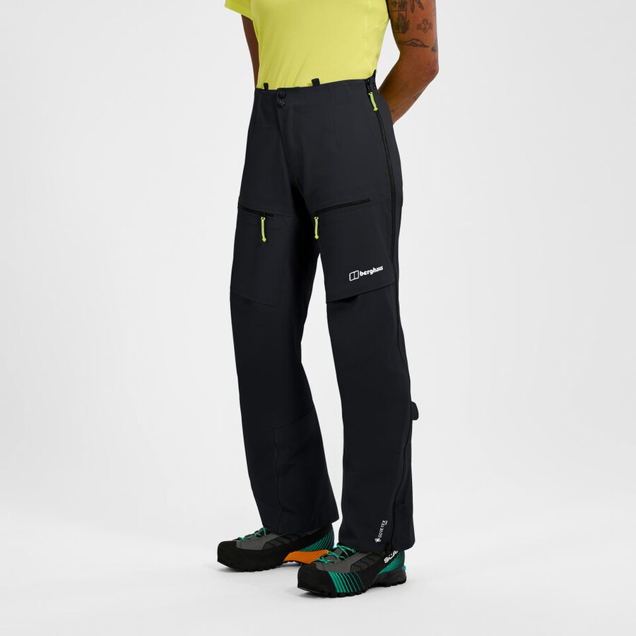 frauen extrem vanguard gore-tex-pant - black die berghaus
