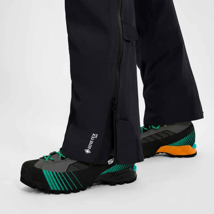 frauen extrem vanguard gore-tex-pant - black die berghaus