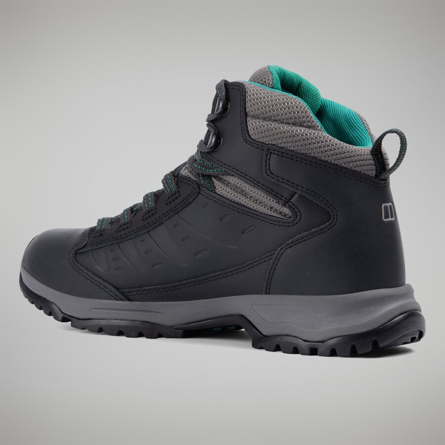 damen expeditor ridge 2.0 - blackdark grey berghaus