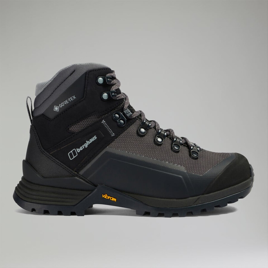 women s storm trek gore-tex stiefel - grauschwarz berghaus
