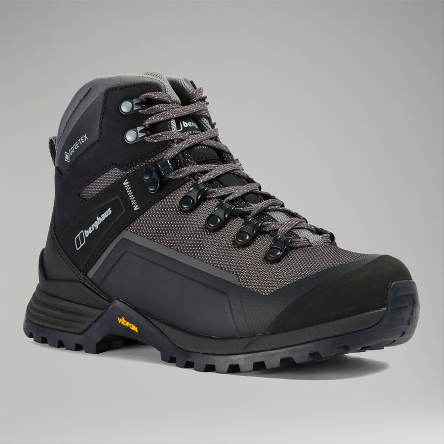 women s storm trek gore-tex stiefel - grauschwarz berghaus