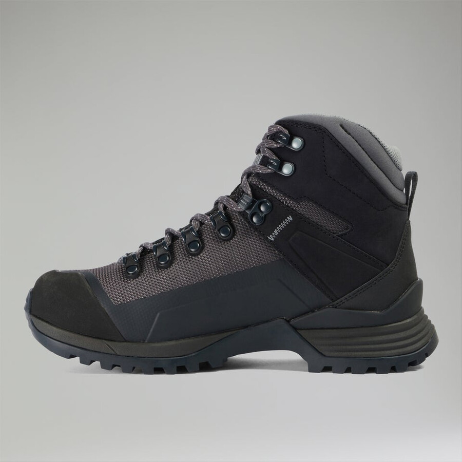 women s storm trek gore-tex stiefel - grauschwarz berghaus