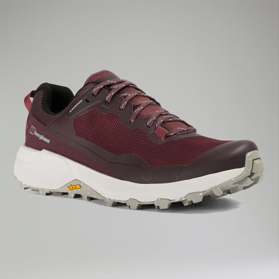 frauen revolutionieren active shoe - dark purpleblack die berghaus