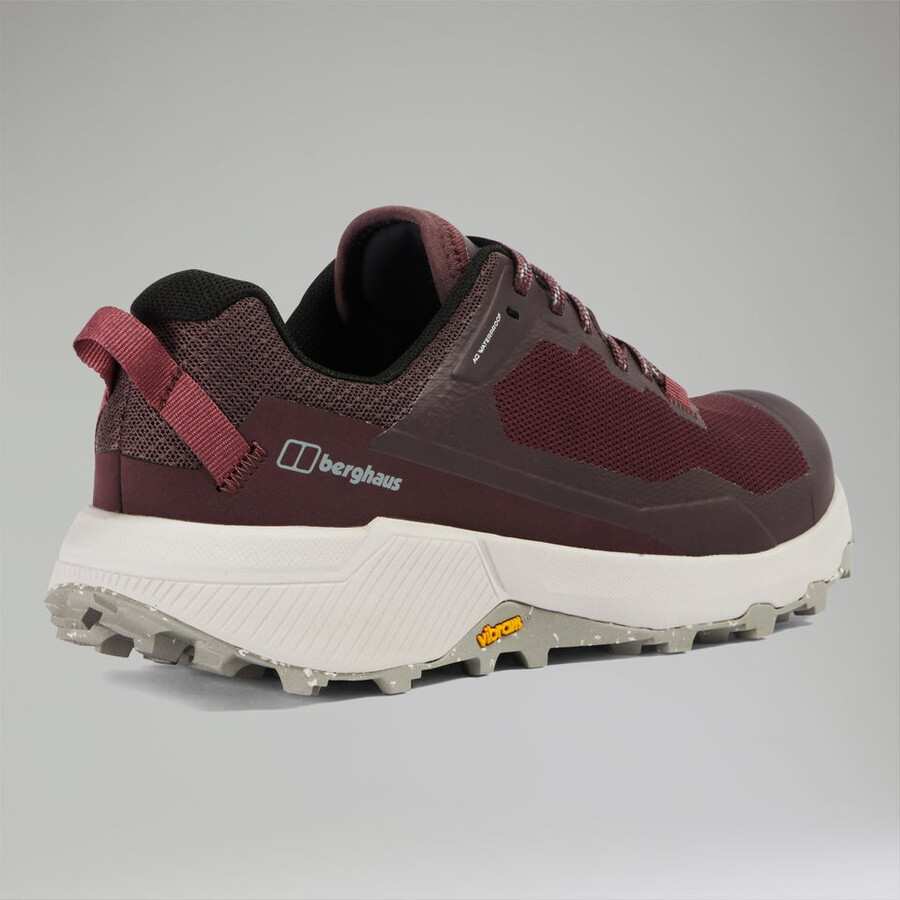 frauen revolutionieren active shoe - dark purpleblack die berghaus